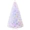 Best Choice Products Pre-Lit Premium Hinged White Artificial Christmas Pine Tree w/ Lights, Stand, PVC Branch Tips